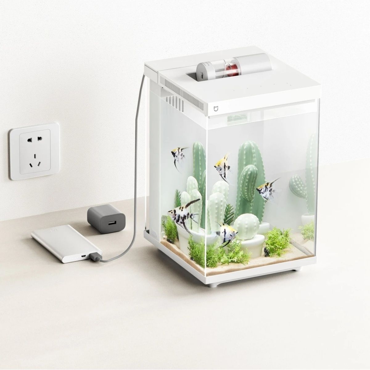 Mijia Smart Desktop Aquarium 1 - đánh giá và giá Xiaomi Aquarium Fish Tank
