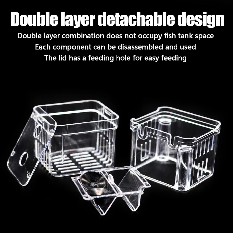 1PC Aquarium Fish Breeder Box  - đánh giá và giá Betta Fish Tank
