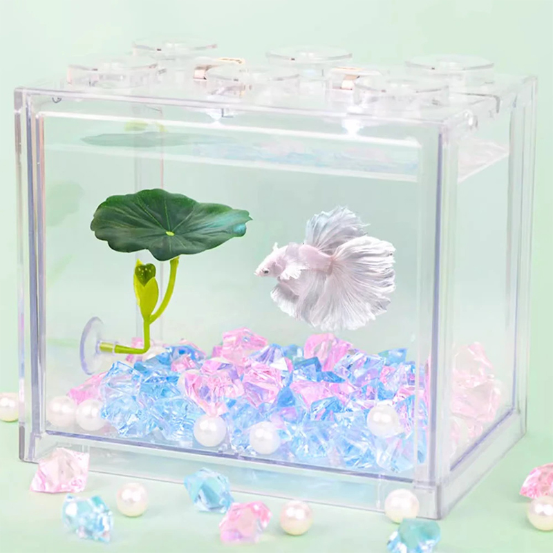 (Ce14)1/5PC Green Leaf Hammock - đánh giá và giá Betta Fish Tank