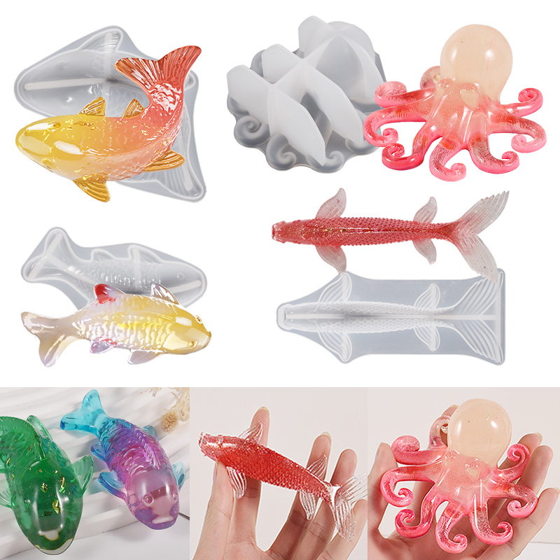 3D Koi Fish Shaped Epoxy Resin - đánh giá và giá Fish Aquarium Home