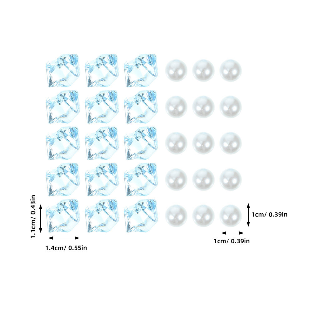 1Set Blue Crushed Plastic Bead - đánh giá và giá Aquarium Decor