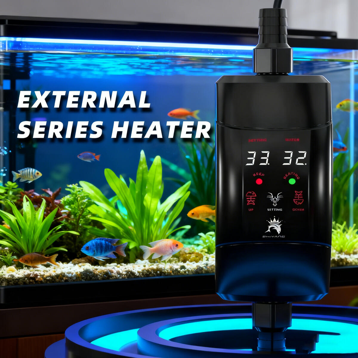 External Aquarium Heating Rod  - đánh giá và giá Fish Tank Heater