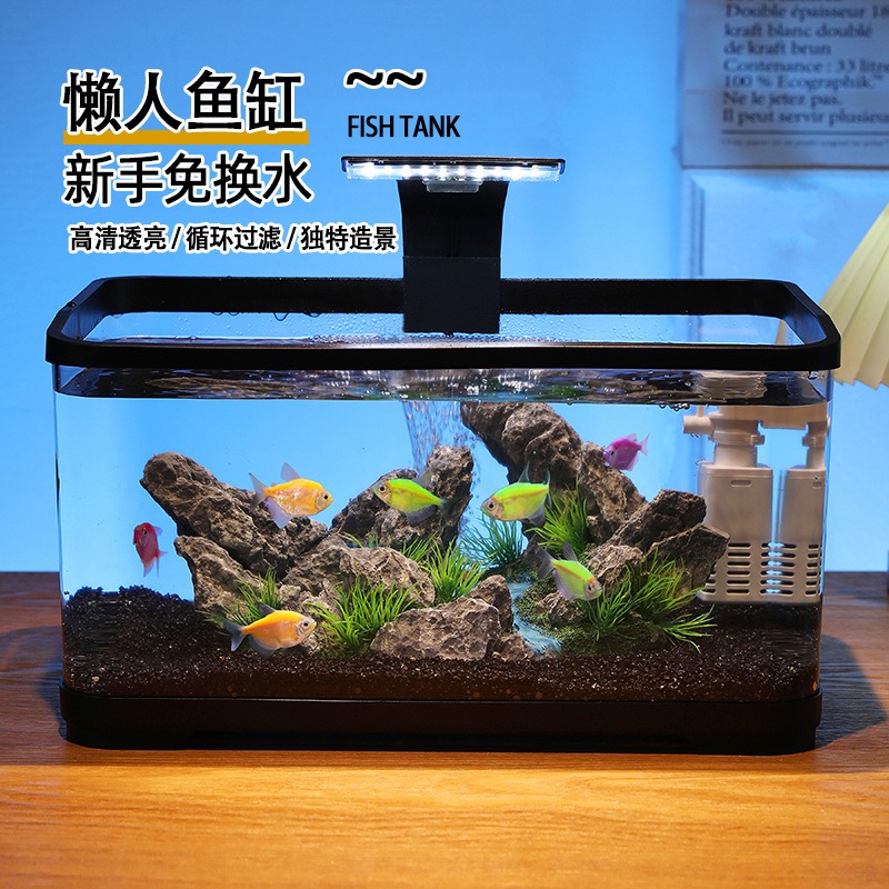 Desktop fish tank circulating  - đánh giá và giá Fish Aquarium Home