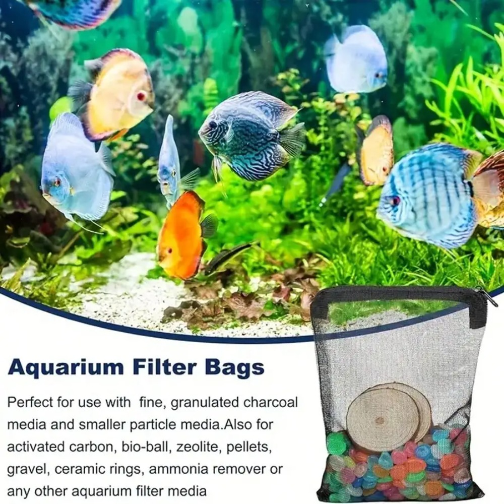 10pcs Black Mesh Filter Bags w - đánh giá và giá Aquarium Fish Keeping