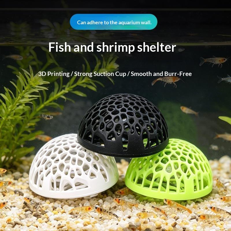 New Aquarium shrimp house Cave - đánh giá và giá Aquarium Fish Betta