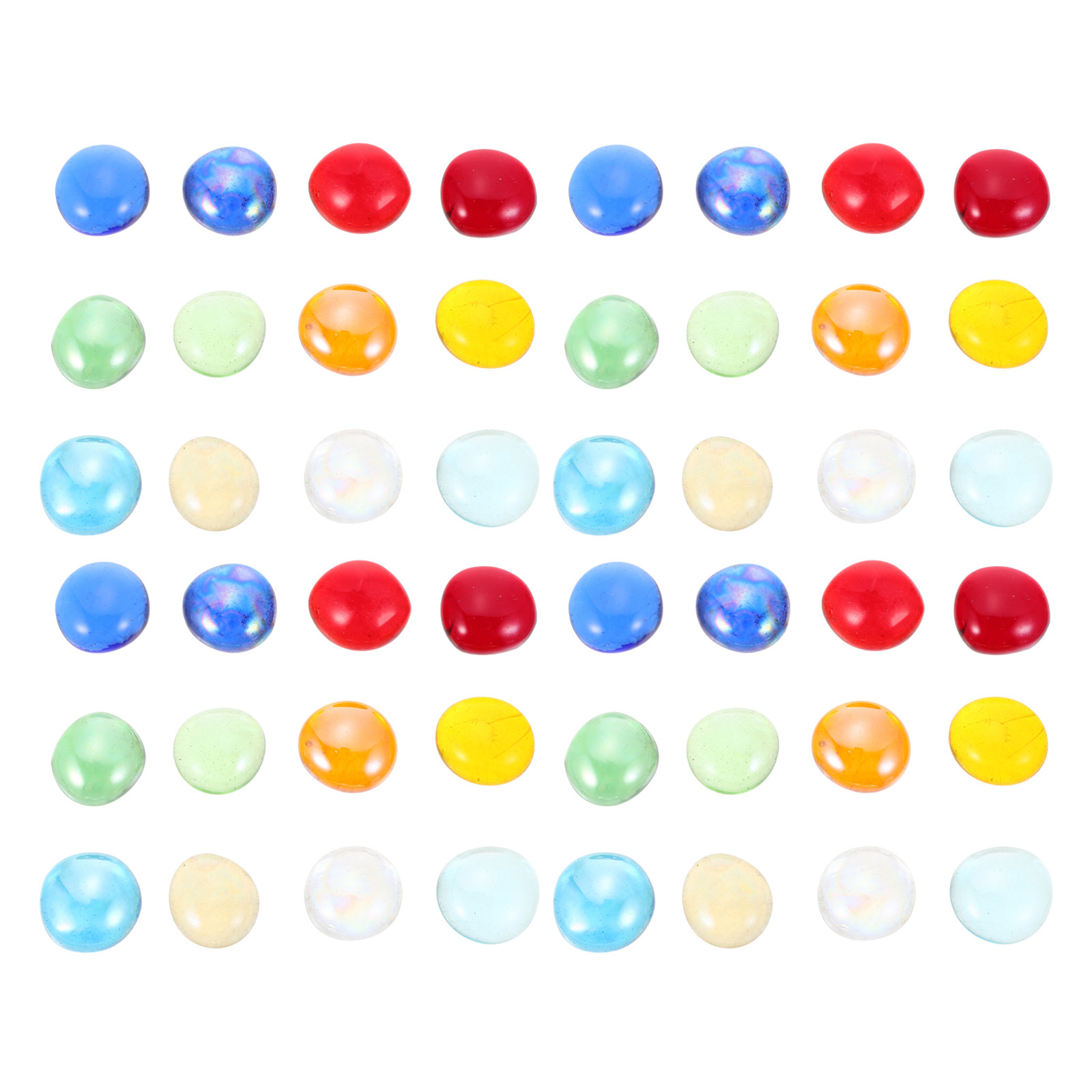 1 Bag Clear Flat Glass Marbles - đánh giá và giá Aquarium Fish Tank