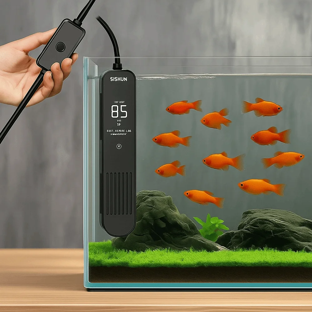 LCD Display 20-35°C Digital Fi - đánh giá và giá Fish Tank Heater