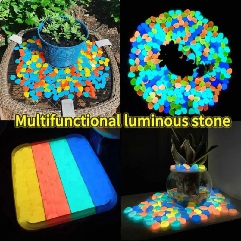 100-1000PCS Luminous Stone Gar - đánh giá và giá Fish Aquarium Home
